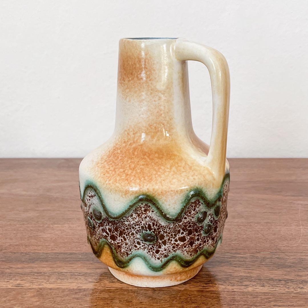 【東ドイツ Haldenslebenの花瓶】ミッドセンチュリー 350