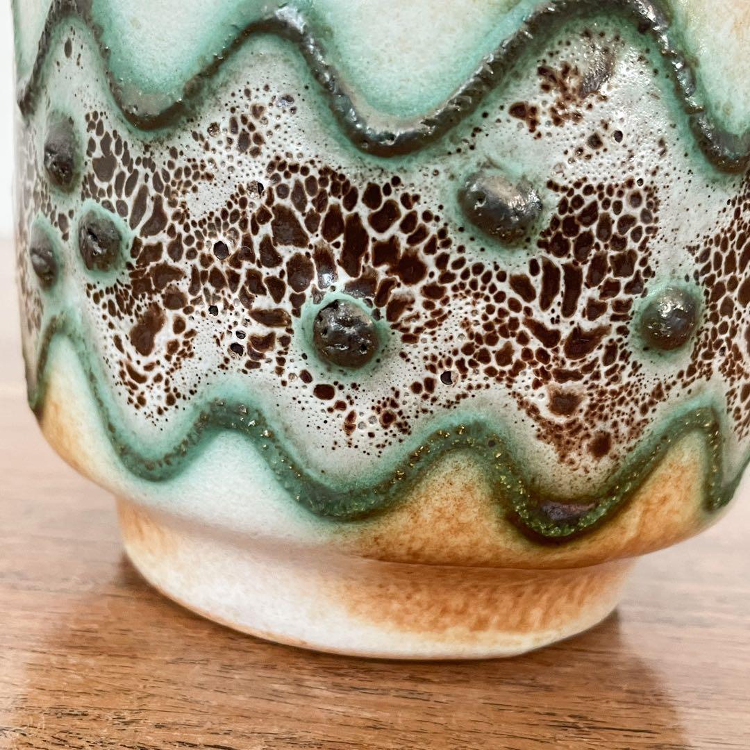 【東ドイツ Haldenslebenの花瓶】ミッドセンチュリー 350