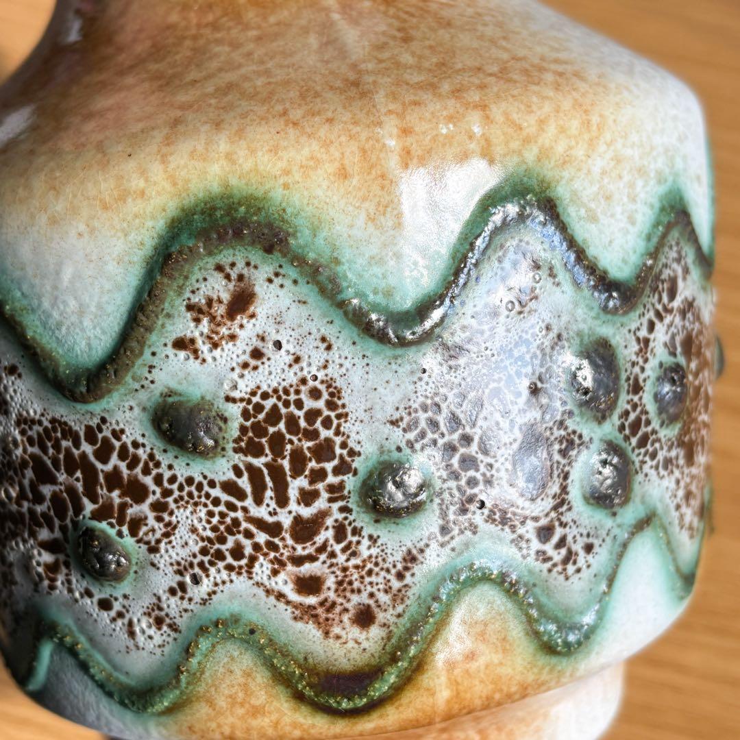 【東ドイツ Haldenslebenの花瓶】ミッドセンチュリー 350