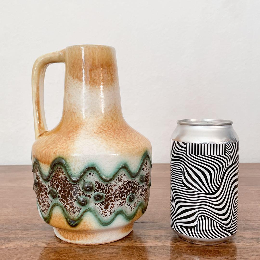 【東ドイツ Haldenslebenの花瓶】ミッドセンチュリー 350