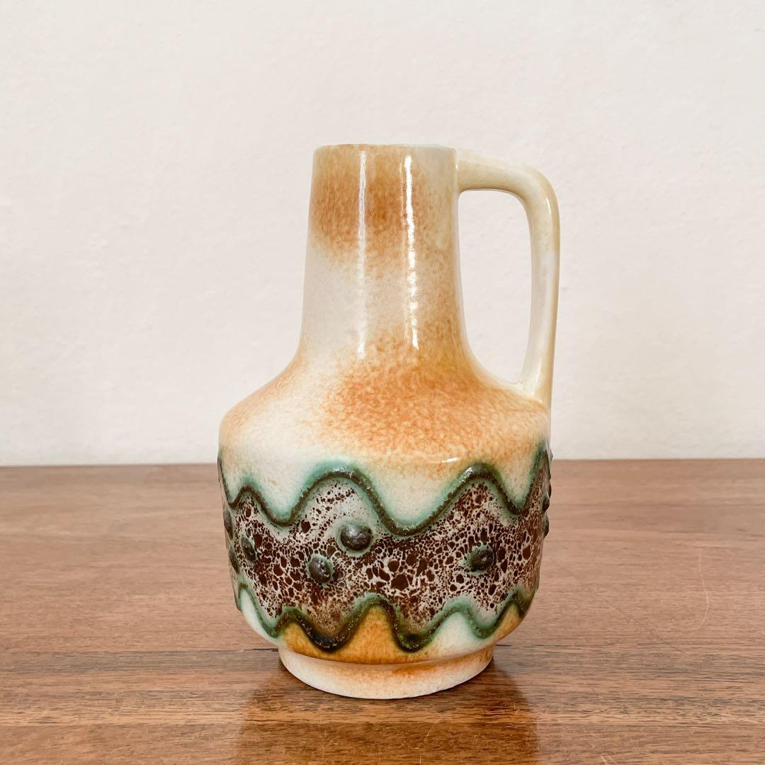 【東ドイツ Haldenslebenの花瓶】ミッドセンチュリー 350