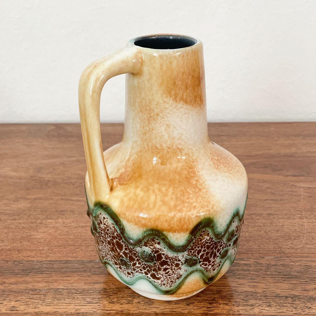 【東ドイツ Haldenslebenの花瓶】ミッドセンチュリー 350