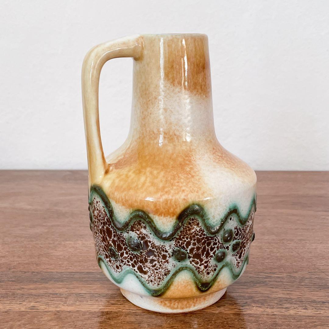 【東ドイツ Haldenslebenの花瓶】ミッドセンチュリー 350