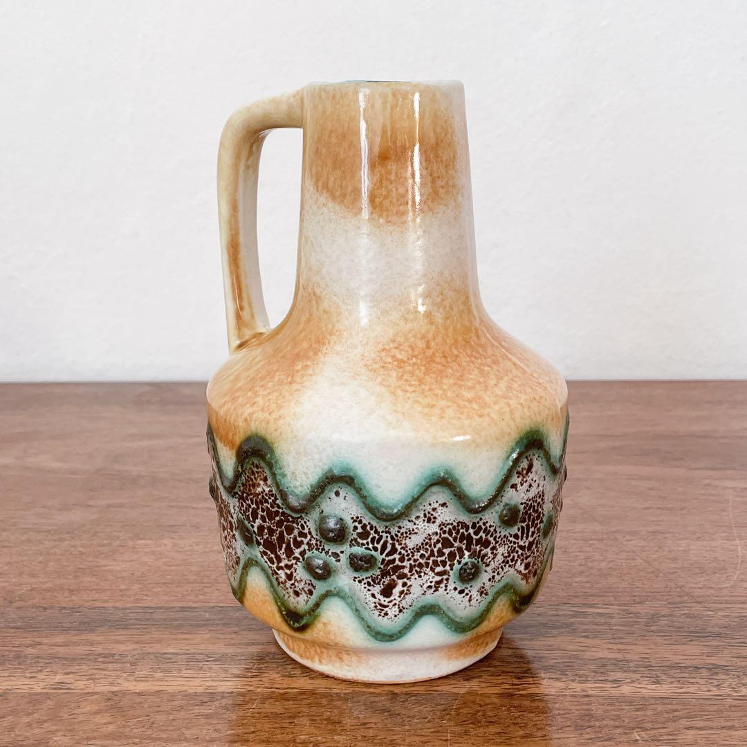 【東ドイツ Haldenslebenの花瓶】ミッドセンチュリー 350