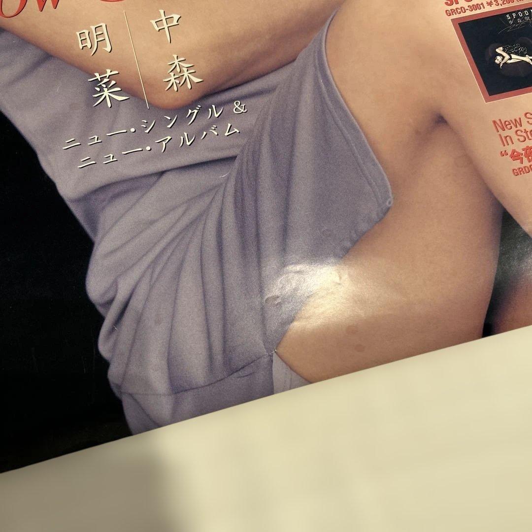 中森明菜　ポスター　今夜、流れ星