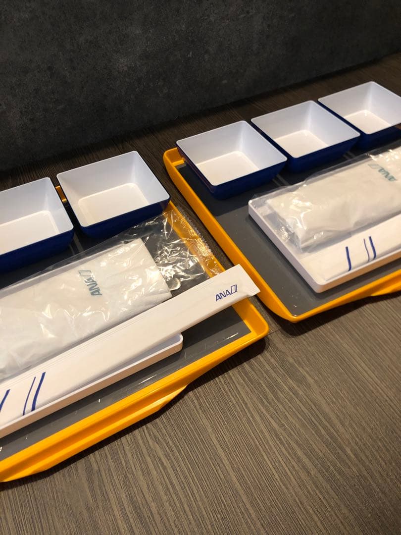 ANA 機内食ごっこ 2セット　オレンジ色