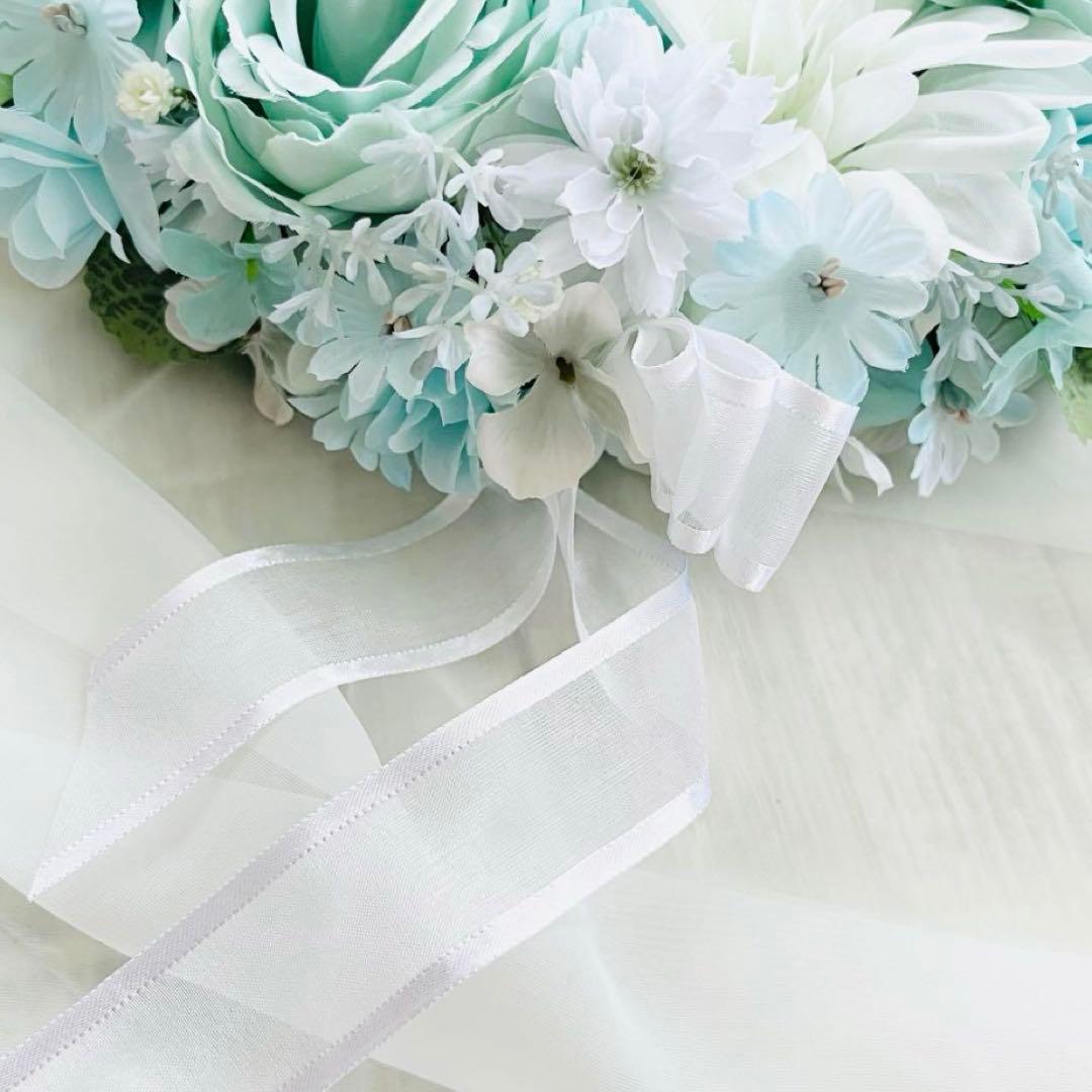 フラワーリース 春まち ミントグリーン アイスミント エメラルドグリーン176