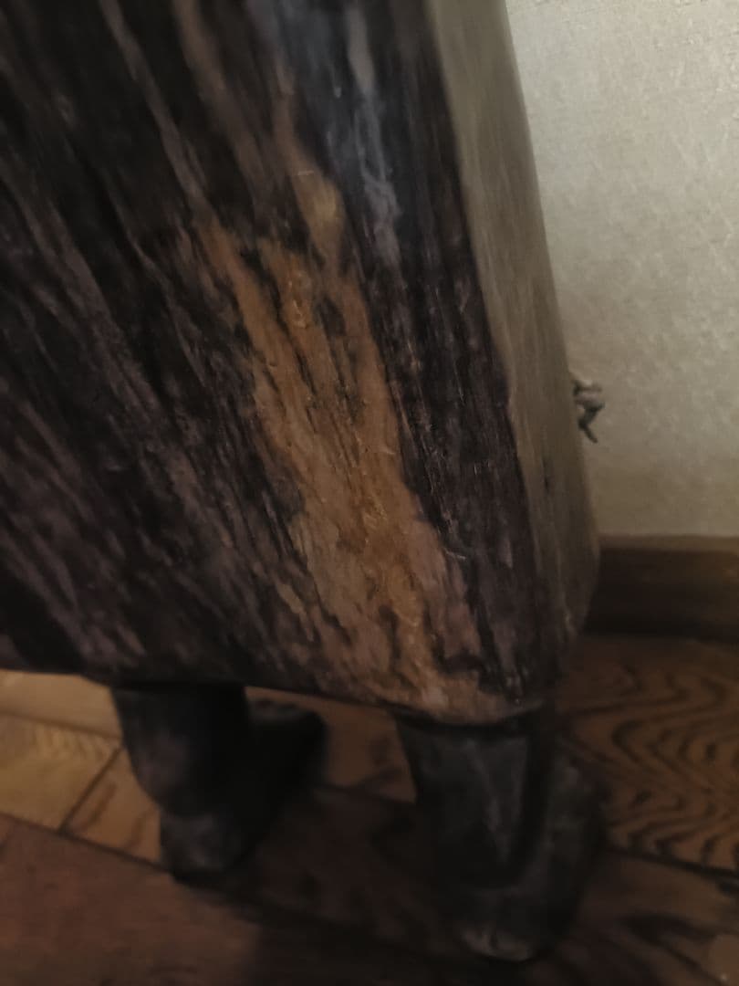 コンゴ 民族楽器 サンザ Mbira 木彫り彫刻 約70cm 民族美術