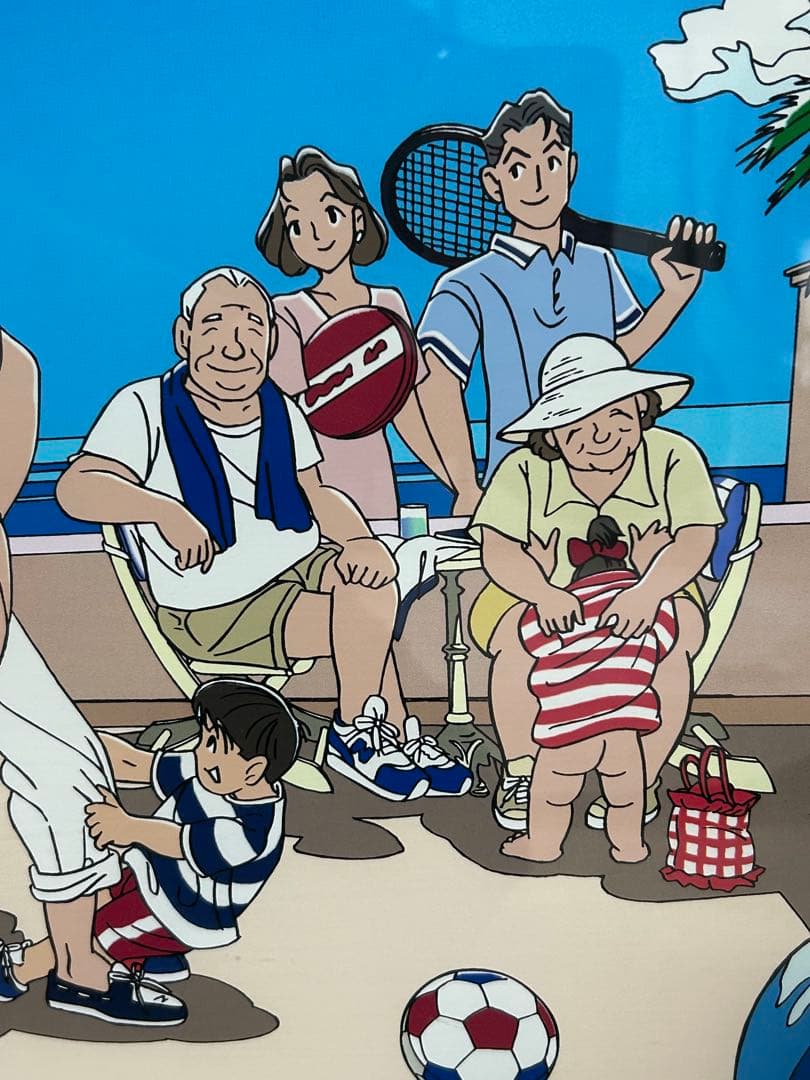 h*u様 わたせせいぞう Let's Join It! シルクスクリーン希少直筆