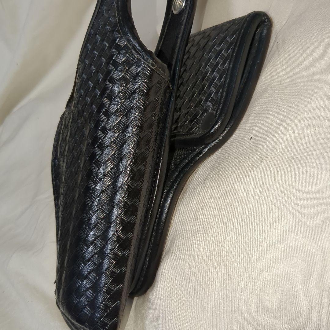 米国実物　bianchi 本革レザー　デューティホルスター　size12 s&w