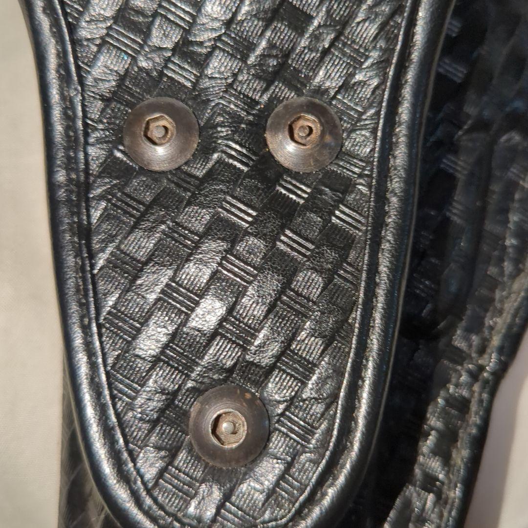 米国実物　bianchi 本革レザー　デューティホルスター　size12 s&w