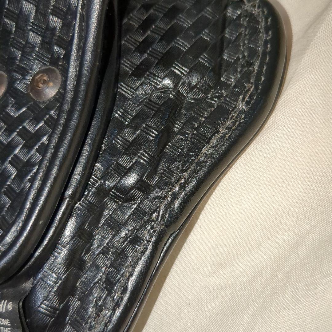 米国実物　bianchi 本革レザー　デューティホルスター　size12 s&w