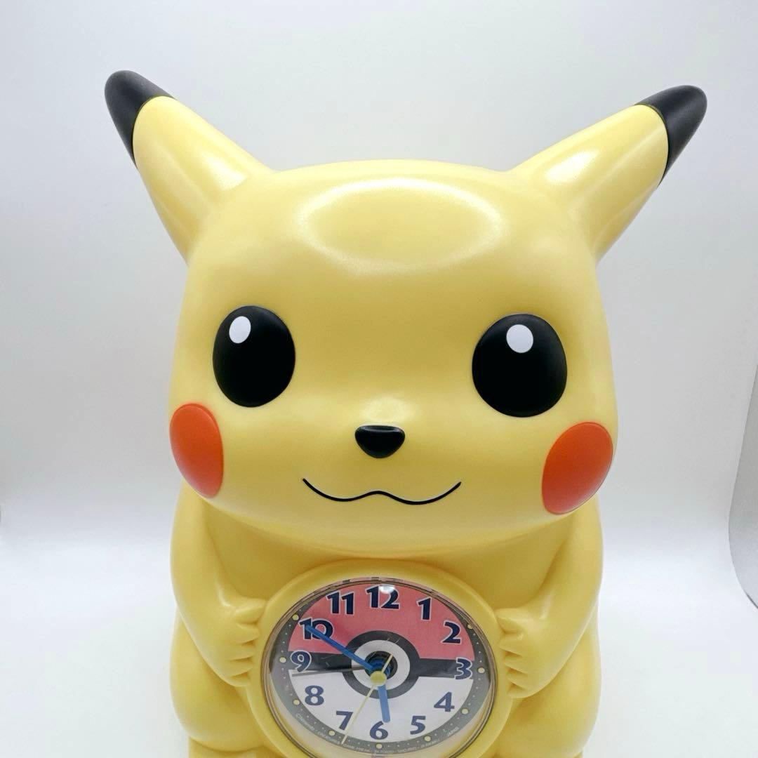 当時物✨ ピカチュウ ポケモン おしゃべりめざまし 置時計 セイコークロック