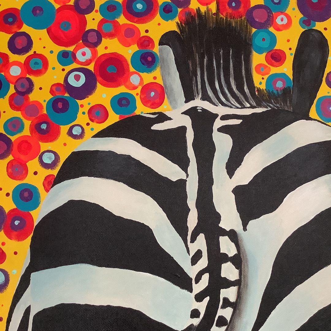 絵画 Zebrappy