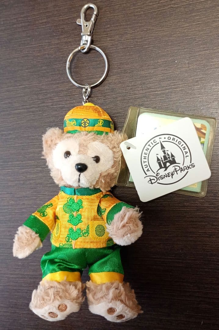 【香港・春節衣装】ダッフィー &シェリーメイぬいぐるみストラップセット