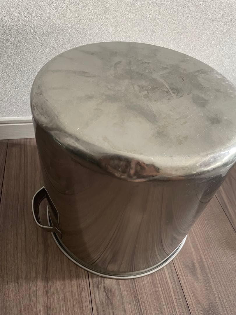 中古　業務用　18-8ステンレス　キッチンポット約18.5ℓ