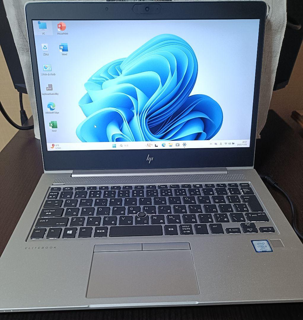 HPノートパソコン整備済み品 13.3型 Win11 Office付属