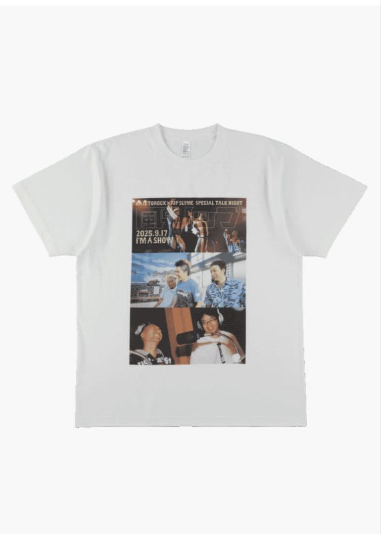 RIPSLYME　風とリップ　Tシャツ　ホワイト　Lサイズ