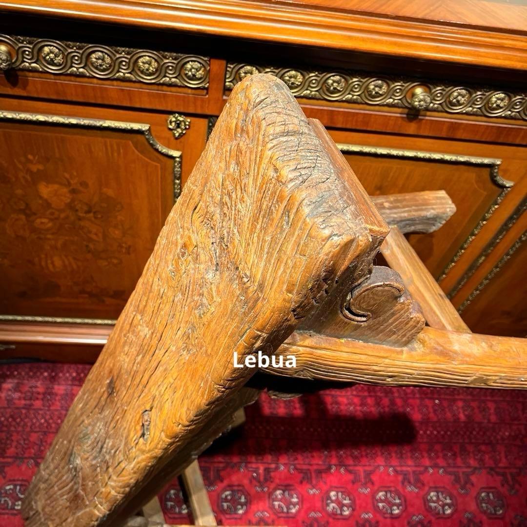 Antique ロングチェア赤　中国　 清時代　AsiaWeek