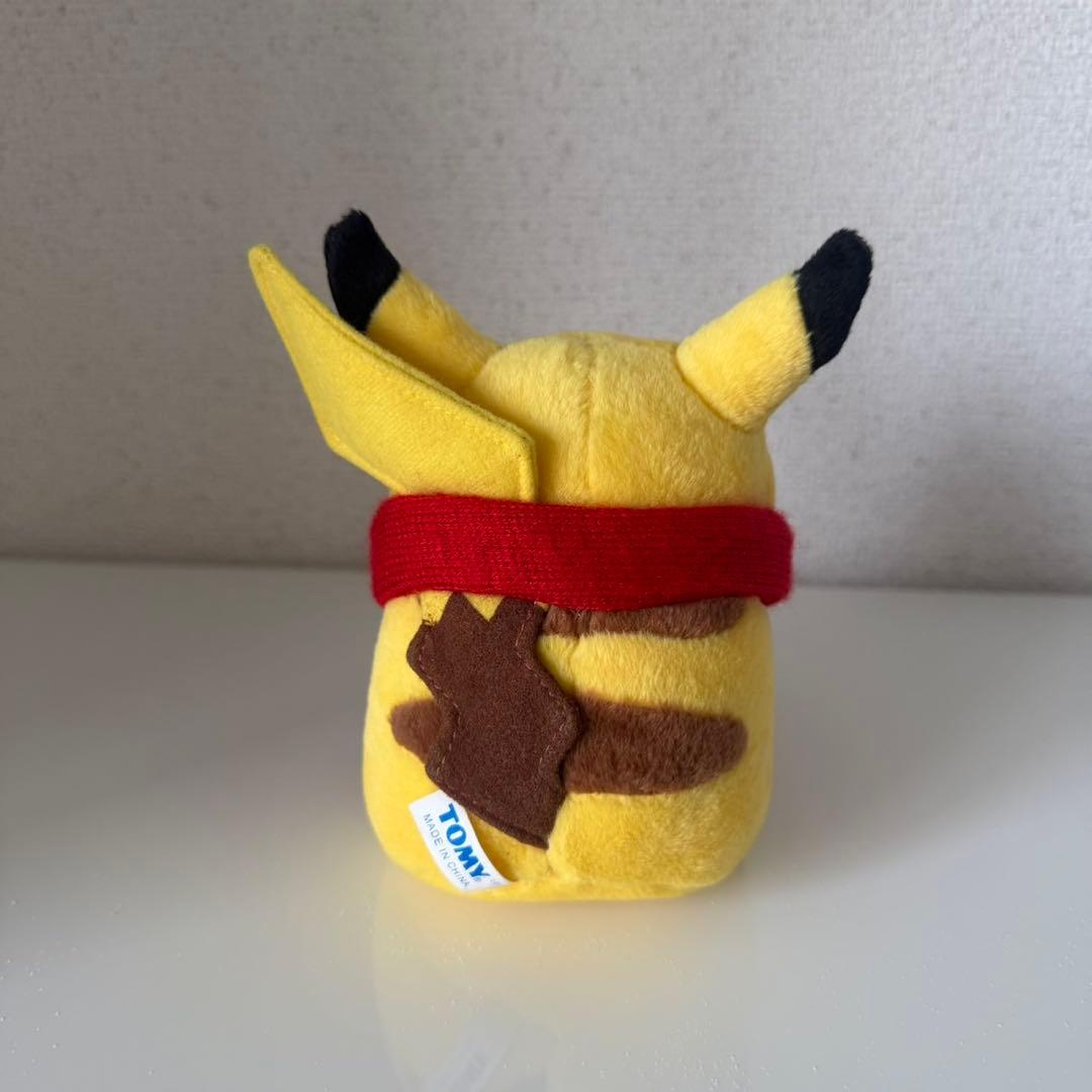 ピカチュウ サンタ ぬいぐるみ マフラー 手袋 ヒイラギの葉 ポケモン