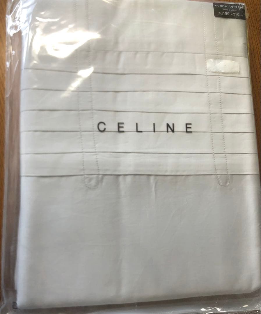 新品未使用 CELINE セリーヌ　掛けふとんカバー　シングル150×210cm