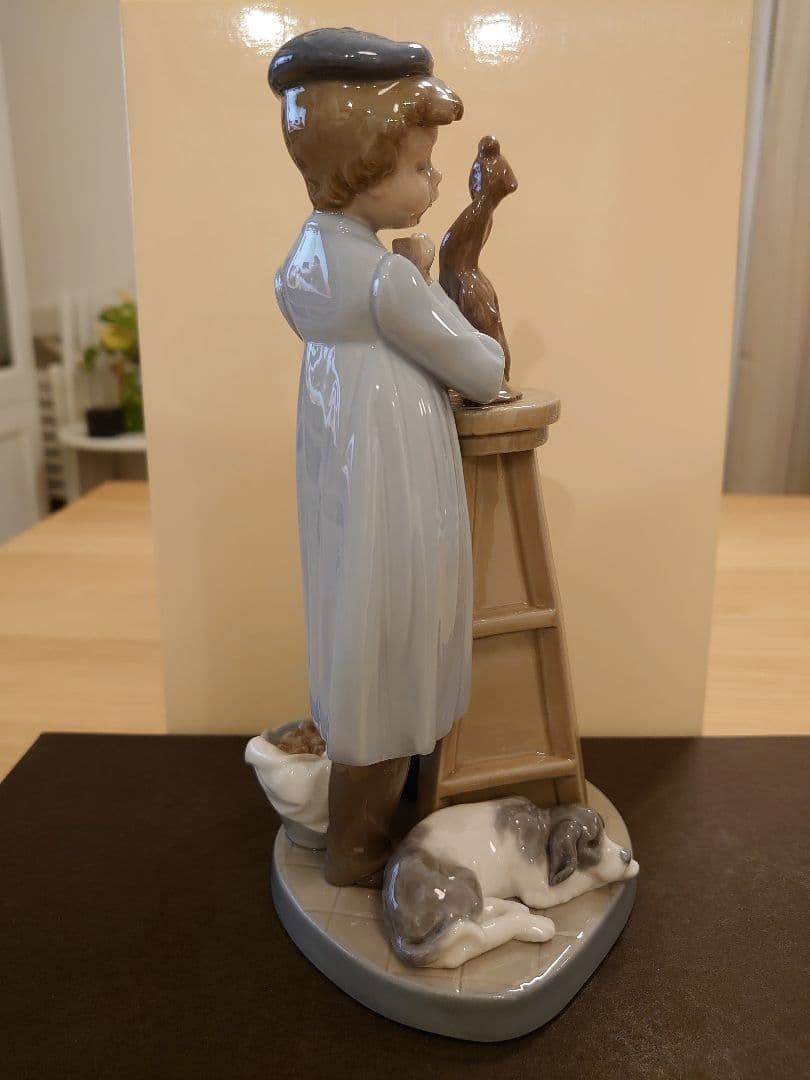 【極美品 絶版 無欠損】LLADRO リヤドロ No.5358『小さな彫刻家』