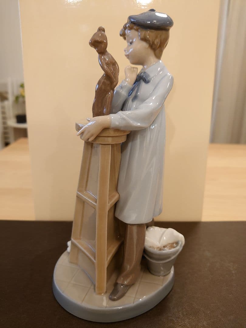 【極美品 絶版 無欠損】LLADRO リヤドロ No.5358『小さな彫刻家』