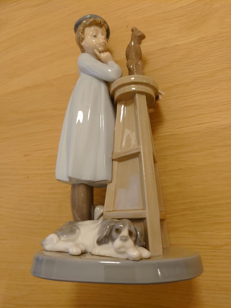【極美品 絶版 無欠損】LLADRO リヤドロ No.5358『小さな彫刻家』