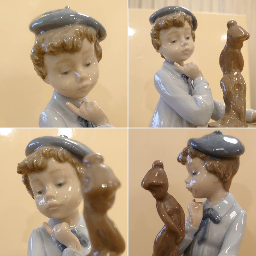 【極美品 絶版 無欠損】LLADRO リヤドロ No.5358『小さな彫刻家』