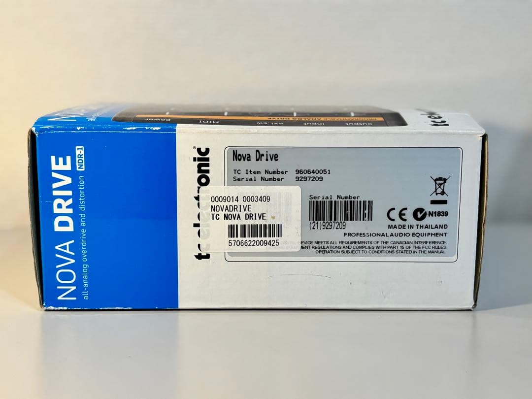 TC Electronic NOVA DRIVE オーバードライブ