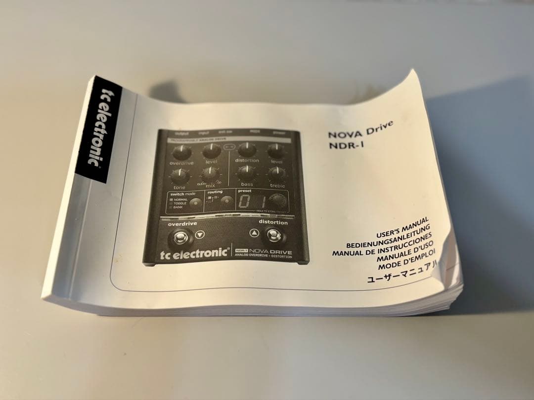 TC Electronic NOVA DRIVE オーバードライブ