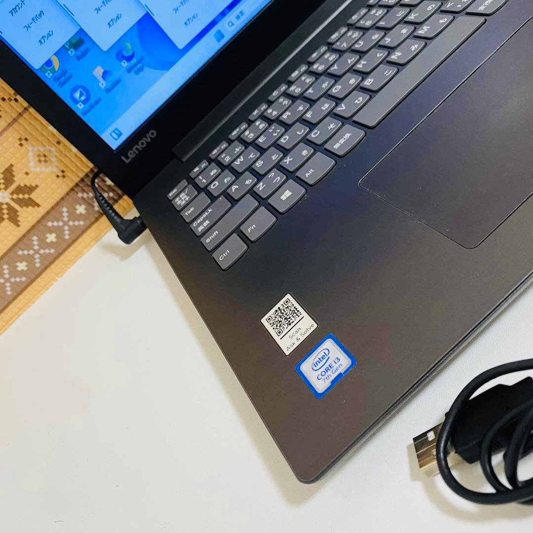 Y764 LENOVOノートパソコンSSD第7世代Windows11オフィス付き