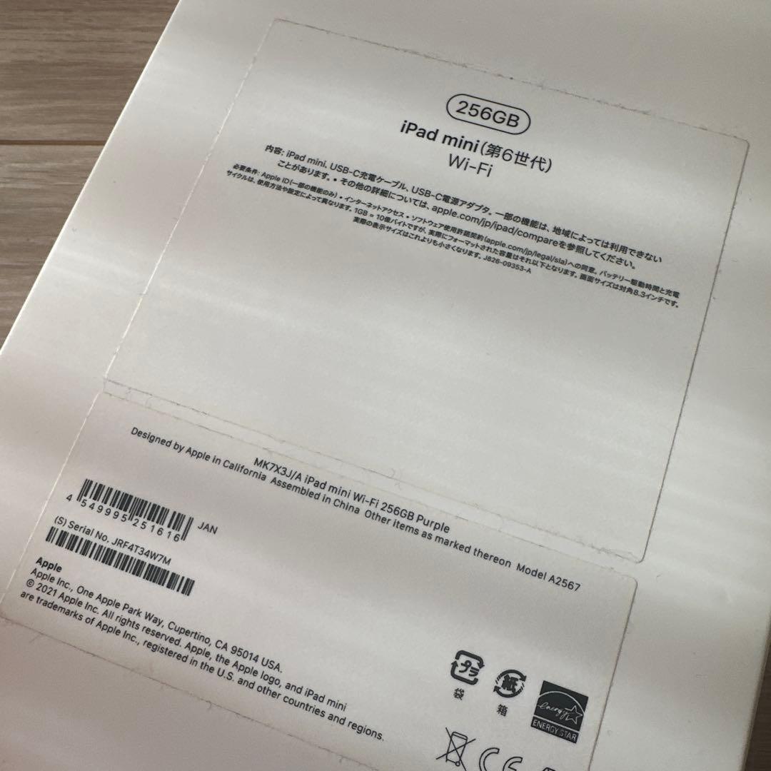 iPad mini パープル本体　ジャンク品