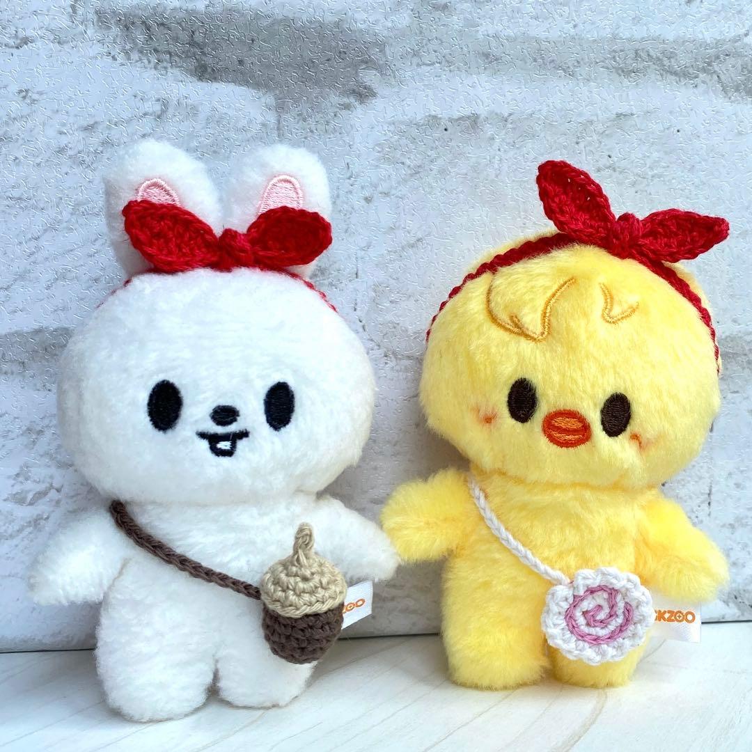 SKZOO 10cm ぬい服 ぬい用 ポシェット どんぐりorなると