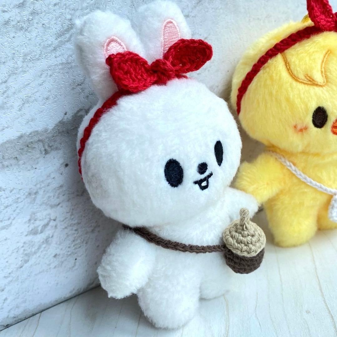 SKZOO 10cm ぬい服 ぬい用 ポシェット どんぐりorなると