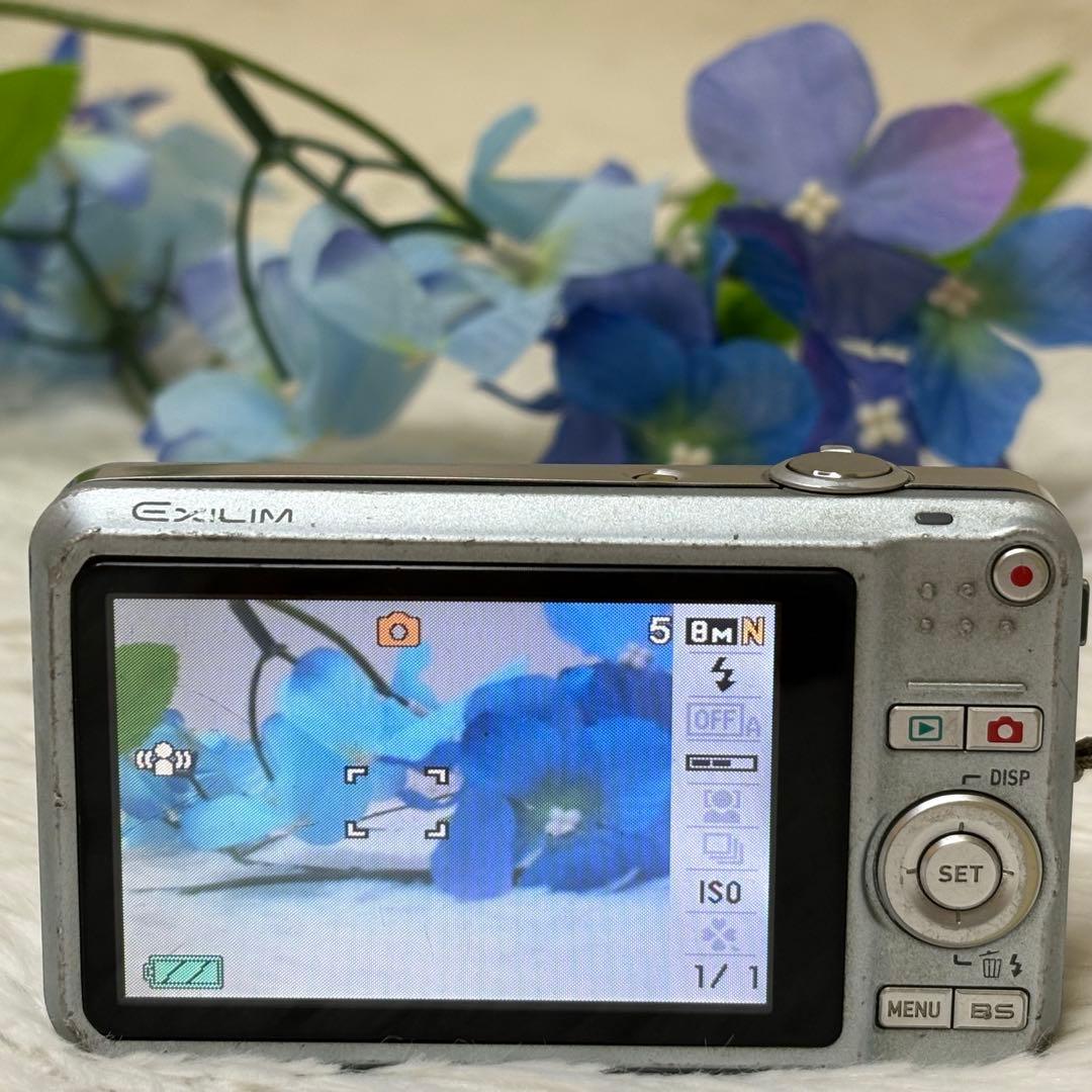 CASIO カメラ　EX-Z80 バッテリー　充電器　ブルー　コンデジ　動作品