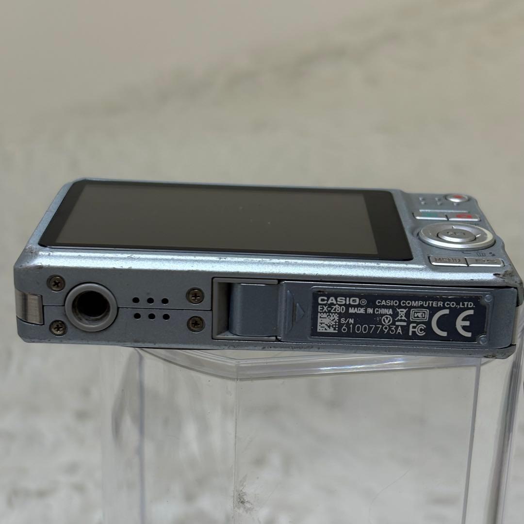 CASIO カメラ　EX-Z80 バッテリー　充電器　ブルー　コンデジ　動作品