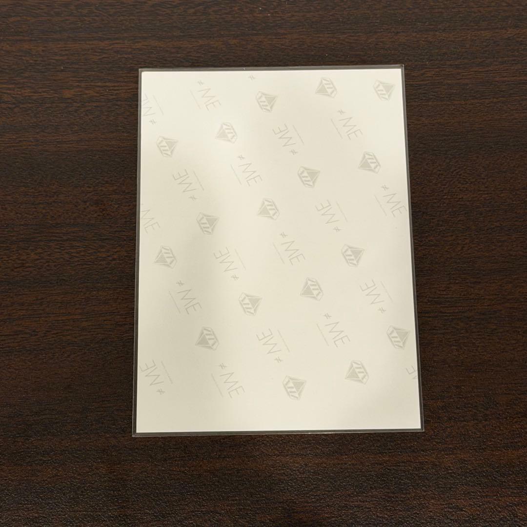 ≠ME 冨田菜々風 す、好きじゃない！MV衣装 直筆サイン入り生写真 コメ付き