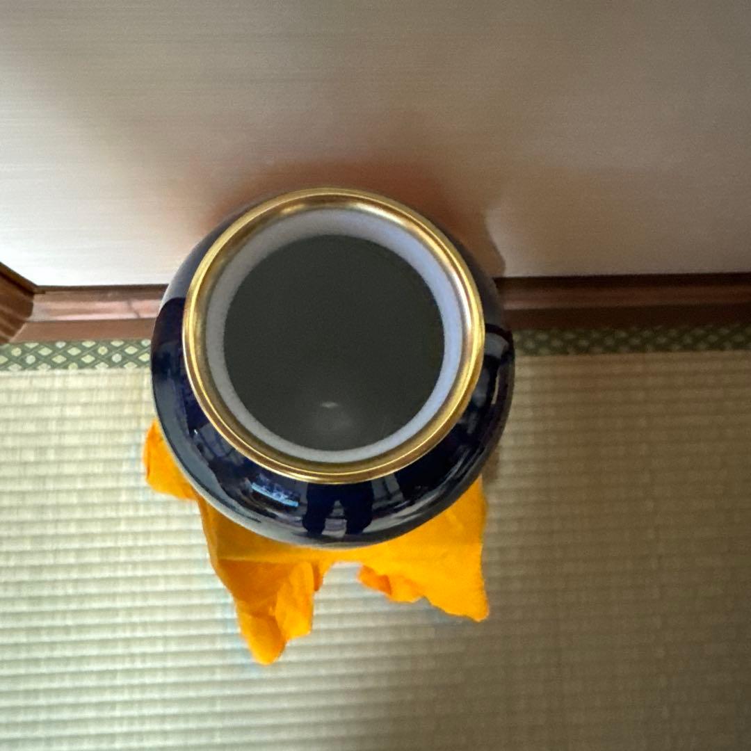 宮家　御下賜品　秋篠宮家　家紋入り花瓶