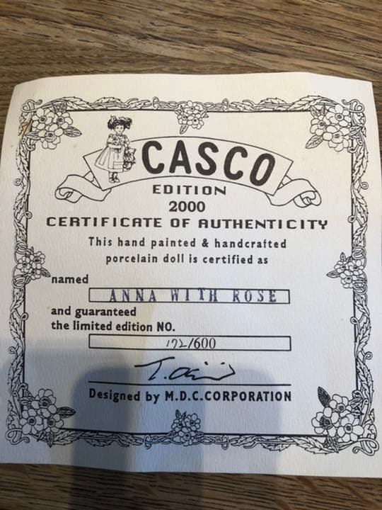 COSCO ビスクドール　人形　600体限定　❣️最終お値下げ❣️