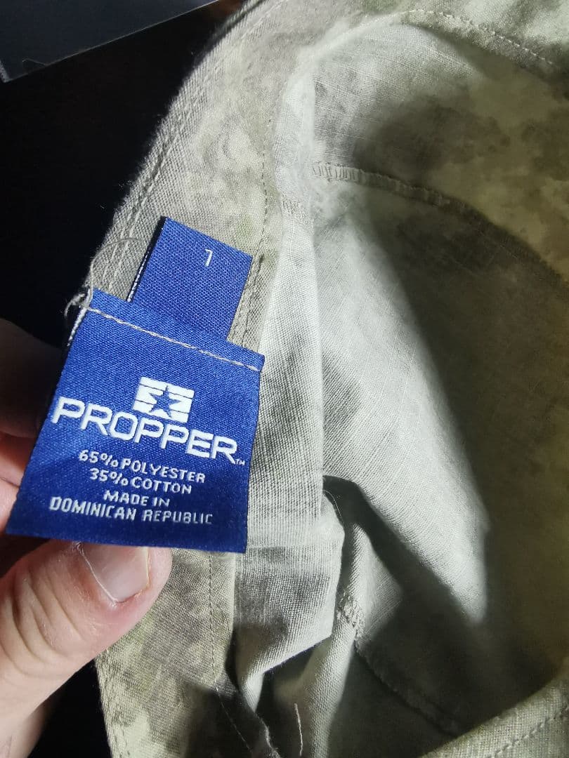 PROPPER 戦闘服上下、キャップ、ハーフパンツ、ベスト（無メーカー）付き