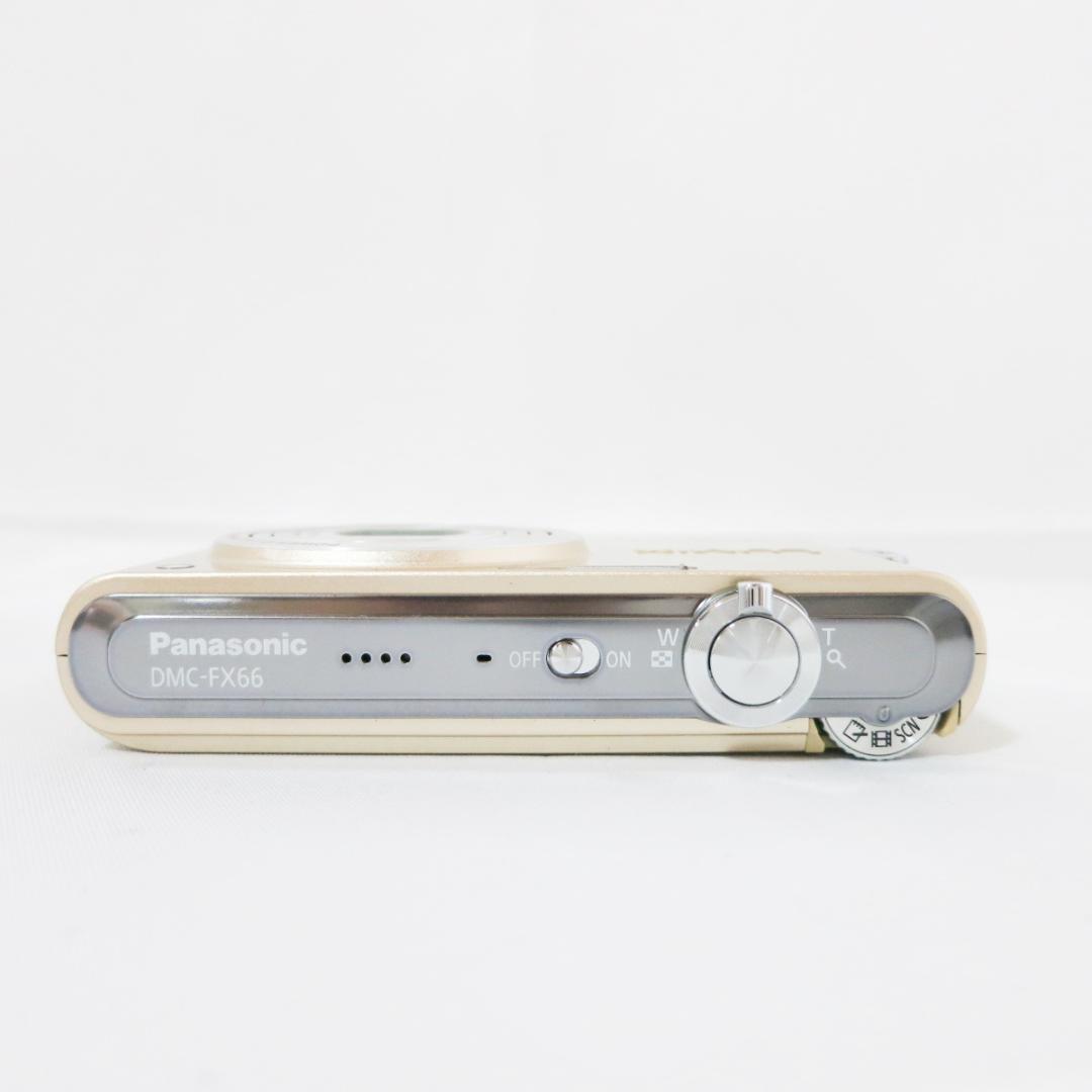 ★☆美品☆★ Panasonic DMC-FX66 ゴールド デジタルカメラ