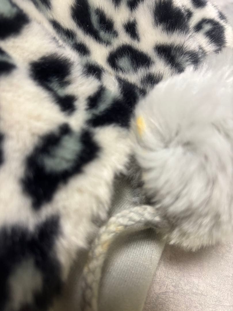 ディズニー ヒョウ柄 レオパード ファンキャップ グレー ミニー 廃盤品