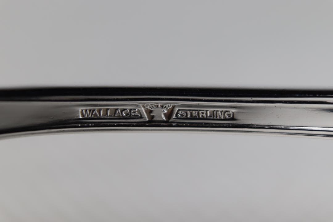 アメリカ■ウォレス■デザートフォーク２本組■とても優雅なローズポイント・パターン