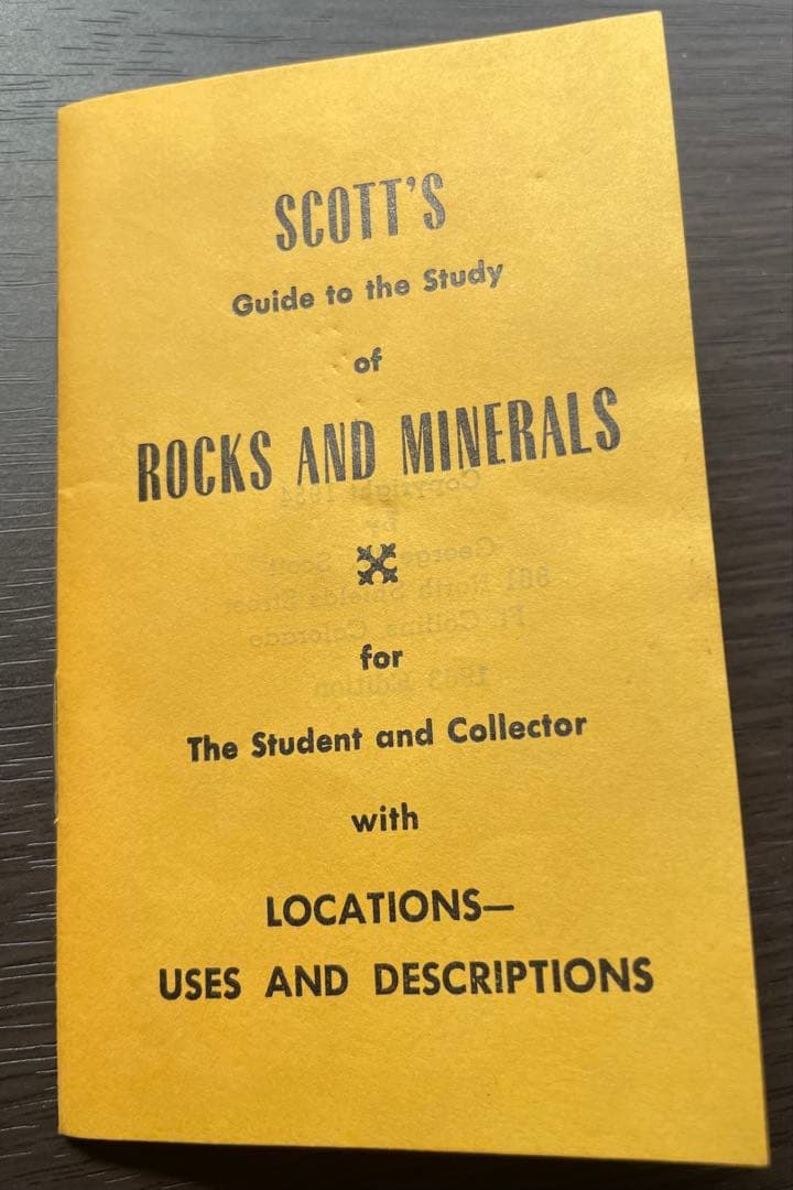 1960年代 ヴィンテージ鉱物標本セット 冊子付き アメリカ製