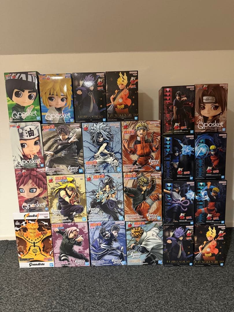 NARUTO 疾風伝 ナルト フィギュア Qposket まとめ売り