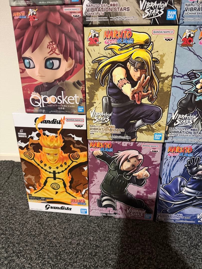 NARUTO 疾風伝 ナルト フィギュア Qposket まとめ売り