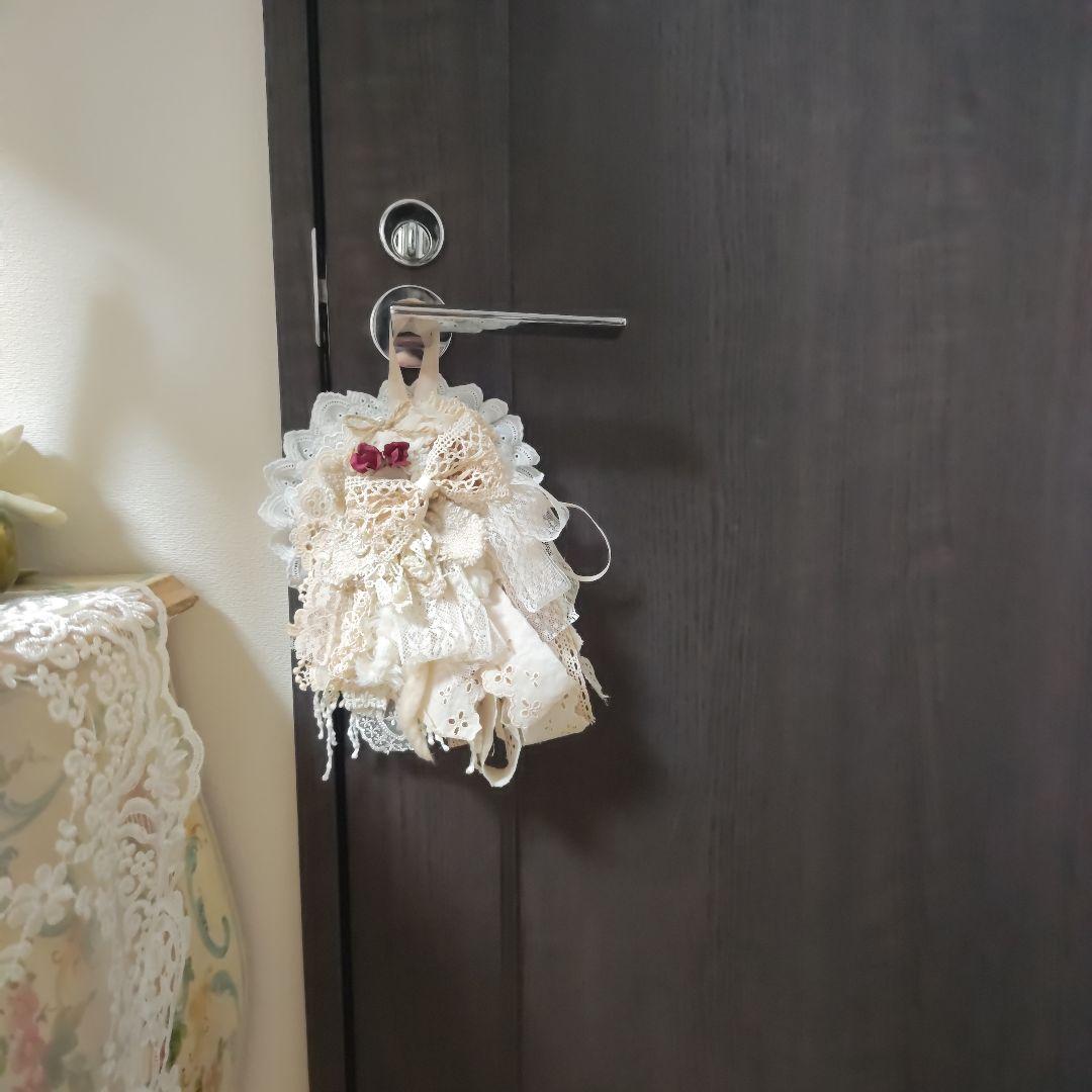 No.76　ロジェ〜 深紅、薔薇の思い出〜　タッセル　ハンドメイド　アンティーク