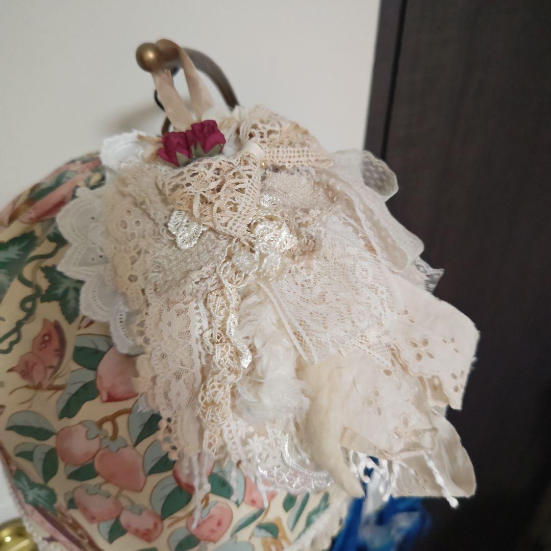 No.76　ロジェ〜 深紅、薔薇の思い出〜　タッセル　ハンドメイド　アンティーク