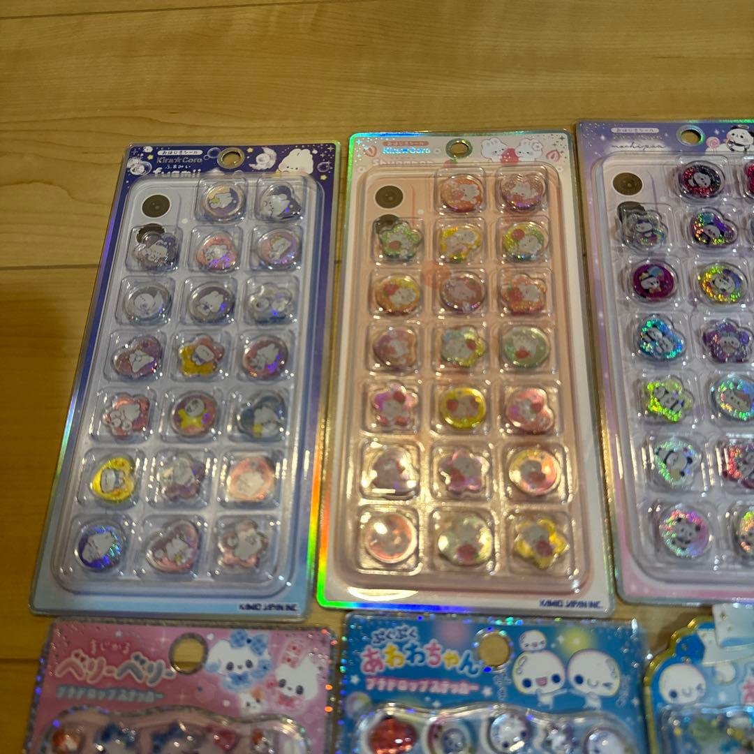 プチドロップステッカースティッチ　ベリーベリープチドロップステッカー　あわわ